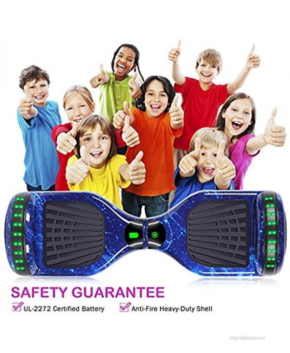 EPCTEK Hoverboard Self Balancing Hoverboards UL2272 Certified Bluetooth Hover Board for Kids