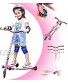 FlyFlash Wiggle Scooter for Kids Ages 3-5 Kids Scooter with 3 Wheel,Boys and Girls Gifts Scooters,Flicker,Lightweight,Foldable,Adjustable Height,for Riders up to 110 lbs