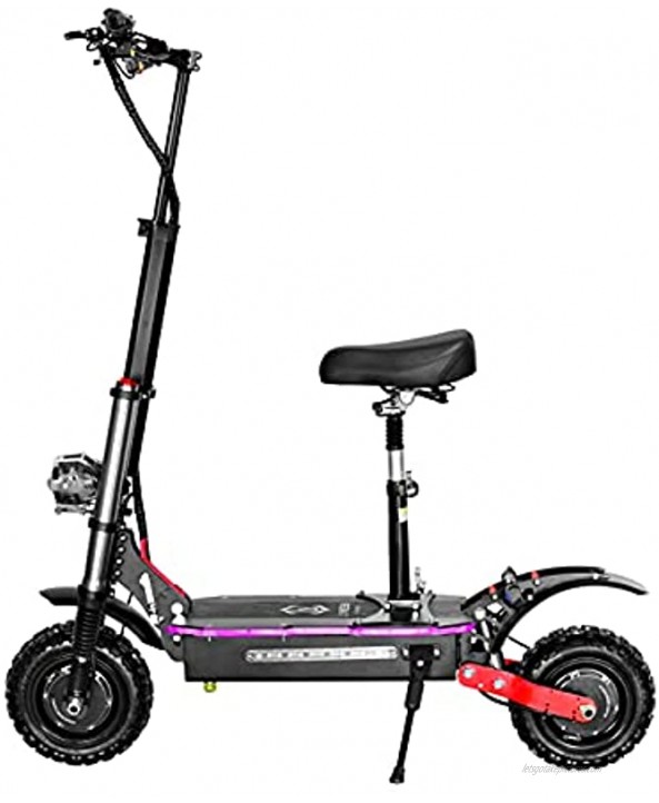 HOSYSA Electric Scooter for Adults,60MPH & 65 Miles Range,Total Power 6000W ,60V Dual Drive,Foldable Off-Road Electric Scooter Adults with Removable Seat,
