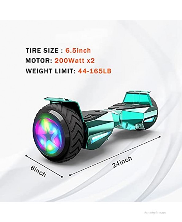 HOVERSTAR Hoverboard Certified HS2.01 Bluetooth Flash Wheel with LED Light Self Balancing Wheel Electric Scooter