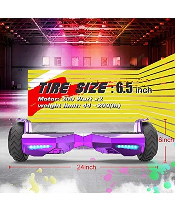 HOVERSTAR Hoverboard HS 2.0v Chrome Color Bluetooth Flash Wheel with LED Light Self Balancing Wheel Electric Scooter