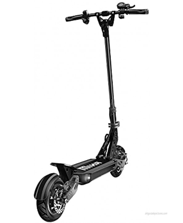 MIKA Predator PRO Electric Scooter 2000W Motor 10 Pneumatic Tires Up to 40 Miles & 34 MPH Speed Electric Scooter for Adults Dual Disc Brakes 52V 18.2AH Long Range Battery