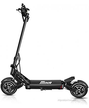MIKA Predator PRO Electric Scooter 2000W Motor 10" Pneumatic Tires Up to 40 Miles & 34 MPH Speed Electric Scooter for Adults Dual Disc Brakes 52V 18.2AH Long Range Battery