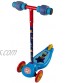 PlayWheels PAW Patrol Chase 3-Wheel Kids Leaning Scooter with Squish Grips Blue