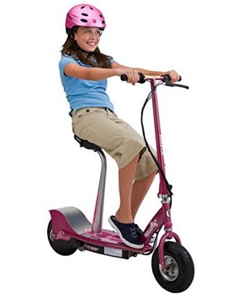 Razor E300S Seated Electric Scooter Sweet Pea 10 in. Front Wheel