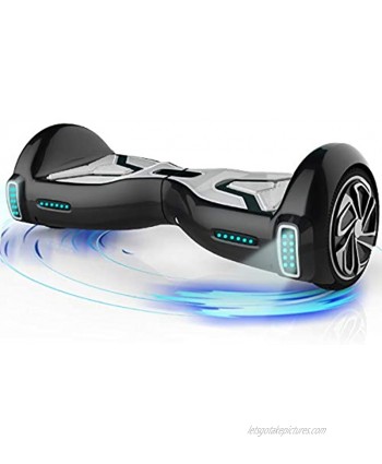 TOMOLOO Hoverboard for Kids and Adult Hover Board Self Balancing Scooter 6.5" Two-Wheel Self Balancing App Controlled Electric Self Balancing Scooter UL2272 Certified