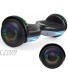 YHR Hoverboard with Bluetooth Speaker 6.5" Self Balancing Scooter with LED Wheels and LED Lights Hover Board for Adults Kids UL2272 Certified