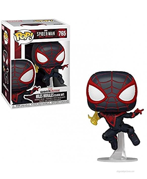 Funko Pop! Games: Marvel’s Spider-Man: Miles Morales- Miles Morales Styles May Vary 3.75 inches