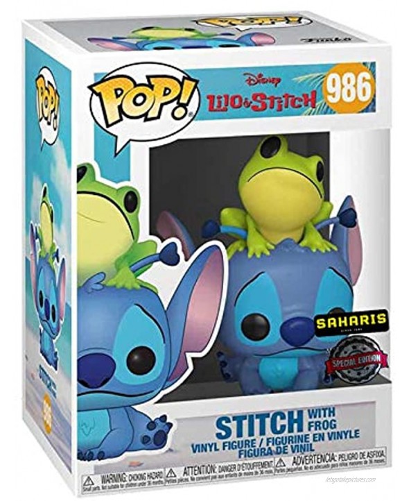 Funko pop Lilo and Stitch Stitch with Frog
