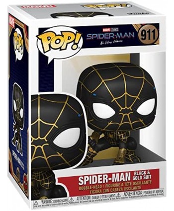 Funko Pop! Marvel: Spider-Man: No Way Home Spider-Man in Black and Gold Suit
