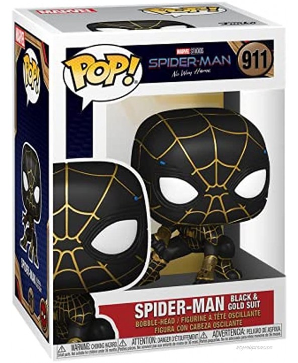 Funko Pop! Marvel: Spider-Man: No Way Home Spider-Man in Black and Gold Suit