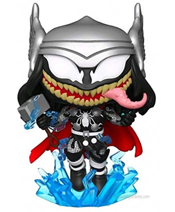 Funko Pop! Marvel: Venomized Thor #703 Exclusive with Chalice Collectibles Pop Protector Case