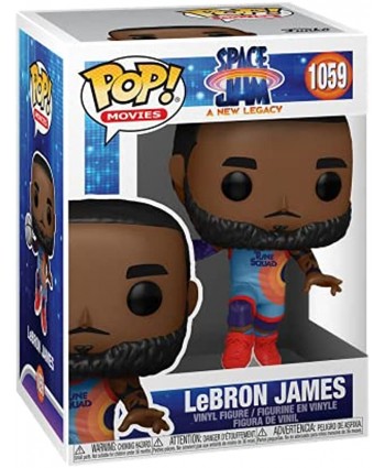Funko POP Movies: Space Jam A New Legacy Lebron James Jumping Multicolor Standard 55974