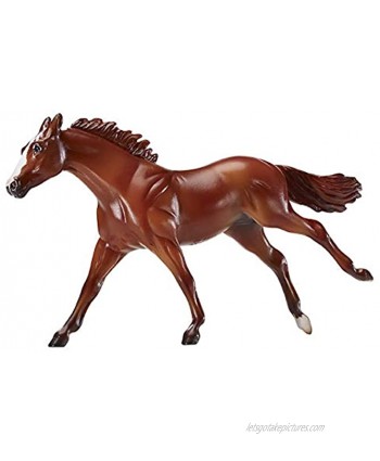 Breyer Stablemates Justify Horse Model Toy 1: 32 Scale Brown