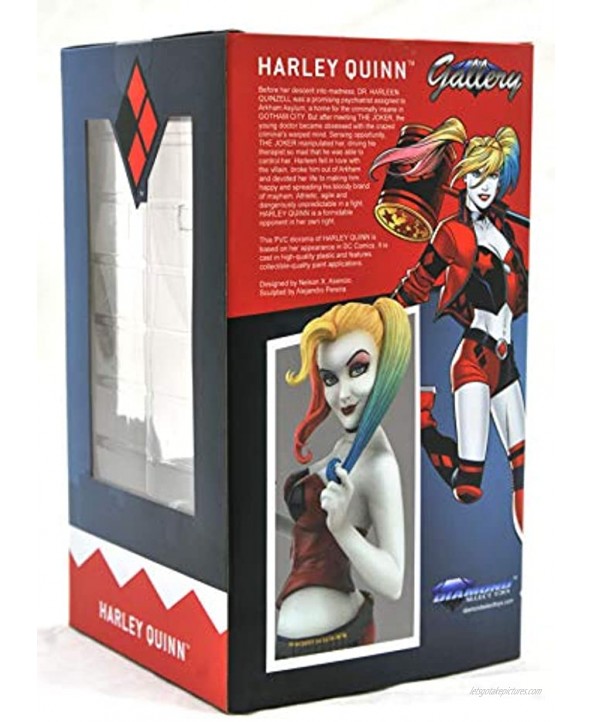 DIAMOND SELECT TOYS DC Gallery: Harley Quinn Rebirth PVC Figure Multicolor 9 inches