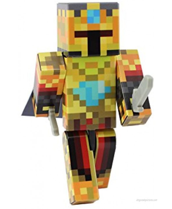 EnderToys Gold Knight Action Figure Toy 4 Inch Custom Series Figurines
