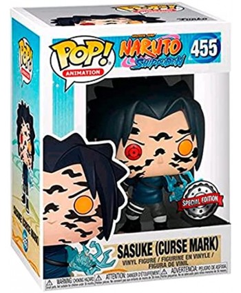 Funko Pop Animation: Naruto Shippuden Sasuke Curse Mark Collectible Figure Multicolor