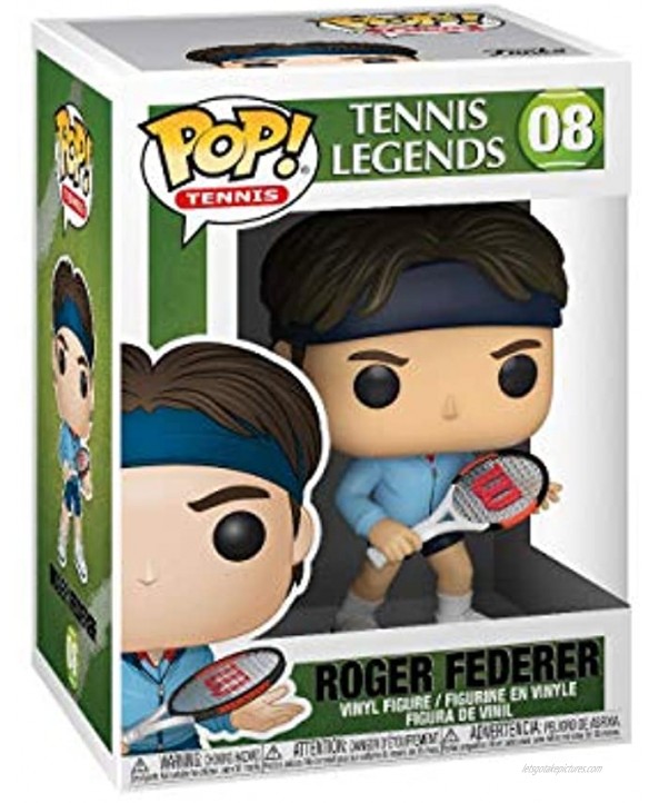 Funko Pop! Legends: Tennis Legends Roger Federer Multicolor 3.75 inches