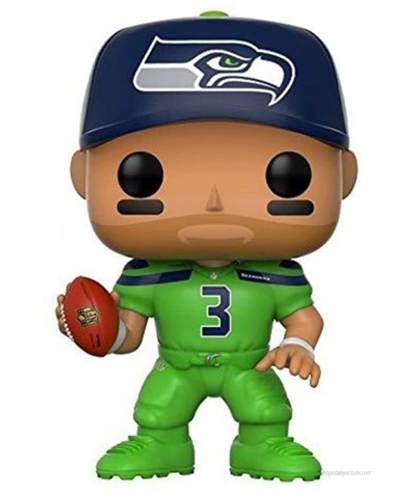 Funko POP NFL: Russell Wilson Seahawks Color Rush Collectible Figure