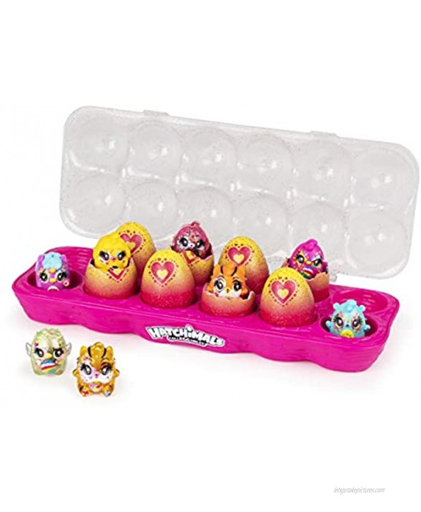 Hatchimals CollEGGtibles Limmy Edish Glamfetti 12-Pack Egg Carton with 12 Exclusive Hatchimals Styles May Vary