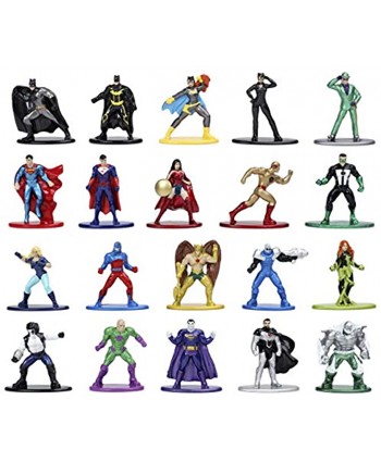 Jada Toys DC Comics 1.65"" Die-cast Metal Collectible Figures 20-Pack Wave 4 Toys for Kids and Adults 32391
