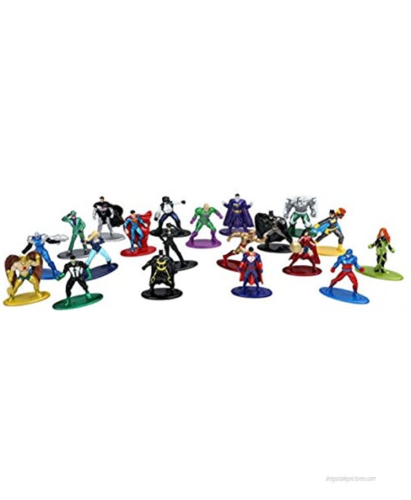 Jada Toys DC Comics 1.65 Die-cast Metal Collectible Figures 20-Pack Wave 4 Toys for Kids and Adults 32391