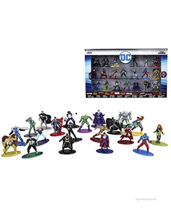 Jada Toys DC Comics 1.65 Die-cast Metal Collectible Figures 20-Pack Wave 4 Toys for Kids and Adults 32391