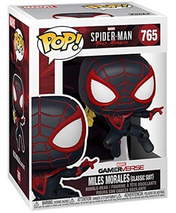 Marvel: Spider-Man Gamerverse Classic Miles Morales Funko Pop! Vinyl Figure Includes Compatible Pop Box Protector Case