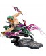 QAL One Piece Anime Action Figure Roronoa Zoro Three Thousand World Doll Model PVC Statue Cosplay Daily Life Boxed Children Best Gift 18CM