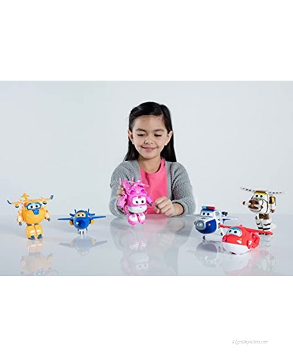 Super Wings 5 Transforming Paul Airplane Toys Vehicle Action Figure | Plane to Robot | Fun Toy Plane for 3 4 5 year old Boys and Girls | Preschool Kids Birthday Gift for Pretend Play
