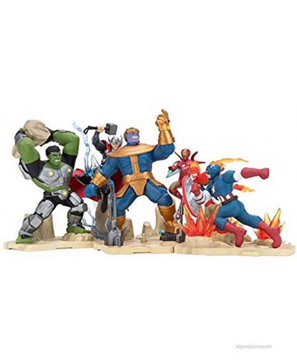 Zoteki Avengers Series 1 4” Hulk Collectible Inspired by ‘Infinity’ Collect Them All: Fan Favorite Characters Iron Man Thor Captain America Captain Marvel Thanos Mystery Chase Variant