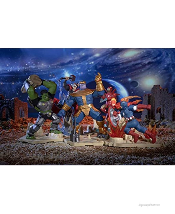 Zoteki Avengers Series 1 4” Hulk Collectible Inspired by ‘Infinity’ Collect Them All: Fan Favorite Characters Iron Man Thor Captain America Captain Marvel Thanos Mystery Chase Variant