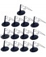 13 PCS 12 inch Dolls Stand Plastic Action Figure Stand 1 6 Scape U & Ring Shape Action Figures Base Display Stand for Figures Black