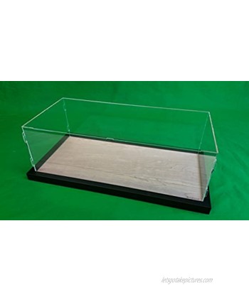 25"L x 12"W x 7"H Acrylic Display Case for 1:8 scale Pocher Testarossa and model cars Black Frame
