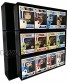 6 Single Row in Box Display Cases for 4 in. Vinyl Collectible Toy Figures Black Cardboard