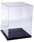 chiwanji 8.5 X 8.3 X 10.2 Inch Showcase Box Dustproof Showcase with Lights and Switches,