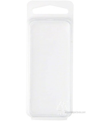 Collecting Warehouse Clear Plastic Clamshell Package Storage Container 3.06" H x 1.25" W x 1" D Pack of 25