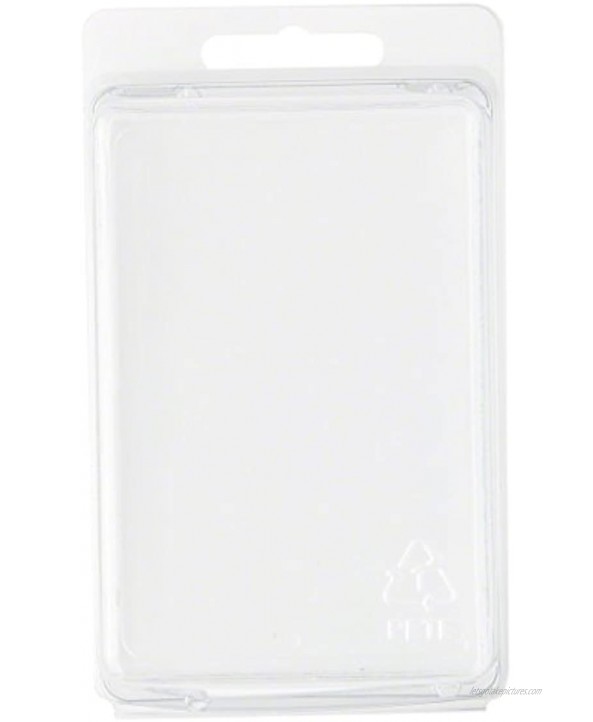 Collecting Warehouse Clear Plastic Clamshell Package Storage Container 3.81 H x 2.56 W x 1.88 D Pack of 25