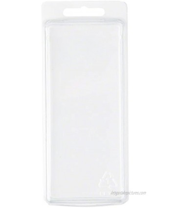 Collecting Warehouse Clear Plastic Clamshell Package Storage Container 5.375" H x 2.25" W x 1.25" D 50-Pack