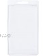 Collecting Warehouse Clear Plastic Clamshell Package Storage Container 5.5" H x 3.25" W x 0.75" D Pack of 10