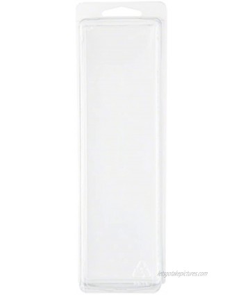Collecting Warehouse Clear Plastic Clamshell Package Storage Container 7.88" H x 2.31" W x 1.75" D Pack of 50