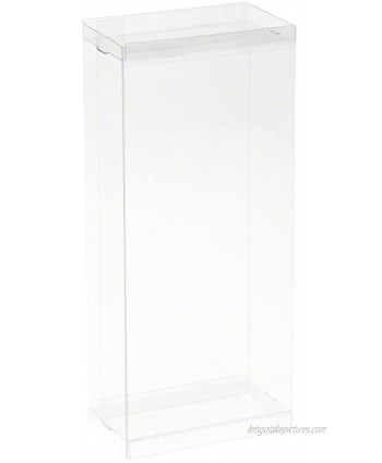 DollSafe Clear Folding Display Box for 7-8 inch Dolls and Action Figures 4" W x 2.25" D x 8.5" H