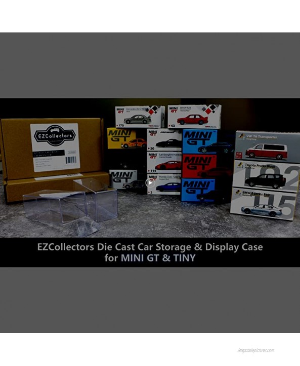 EZCOLLECTORS 1 64 Die Cast Cars Storage Display Case for Mini GT & Tiny 15 Pack