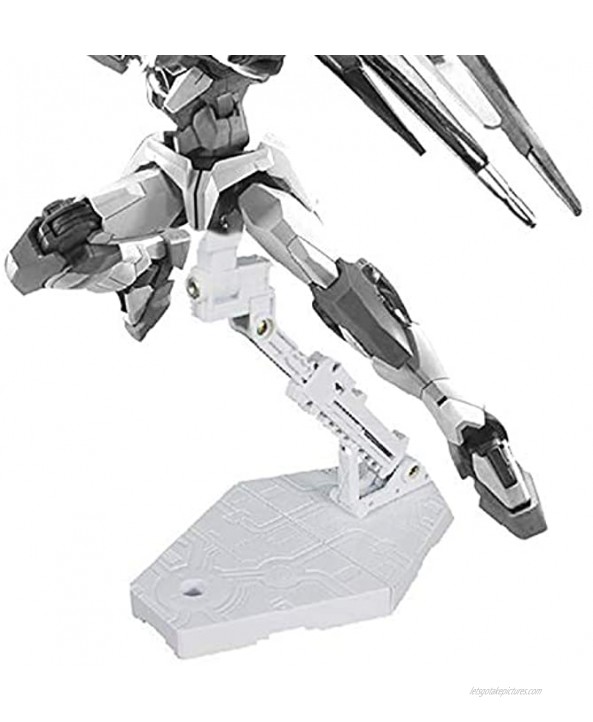Migaven 5PCS Universal Adjustable Assembly Action Figure Doll Model Support Display Stand Holder Base Bracket Compatible with RG HG SD BB Gundam 1 144 Toy White