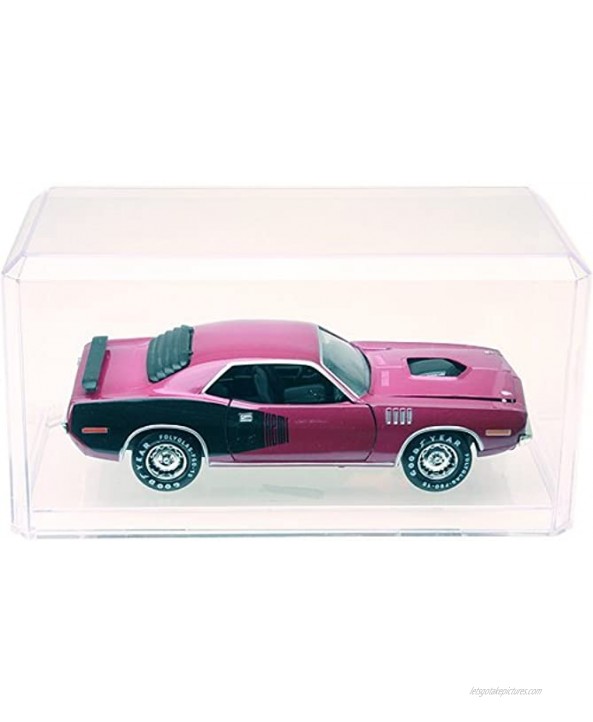 Pioneer Plastics Clear Acrylic Display Case for 1:24 Scale Cars 9 x 4.375 x 4.125