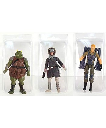 ProTech SSAFBLARGE Storage Display Action Figure Clamshell Storage Case 2.375" W x 4.5" H x 1.3" D 10-Pack