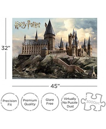AQUARIUS Harry Potter Puzzle Hogwarts Castle 3000 Piece Jigsaw Puzzle Officially Licensed Harry Potter Merchandise & Collectibles Glare Free Precision Fit Virtually No Puzzle Dust 32x45in