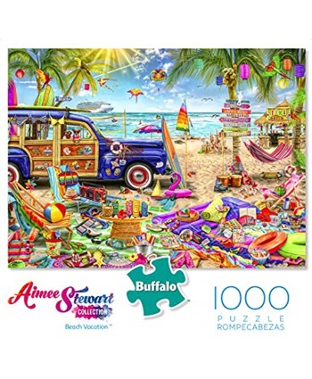 Buffalo Games Aimee Stewart Beach Vacation 1000 Piece Jigsaw Puzzle