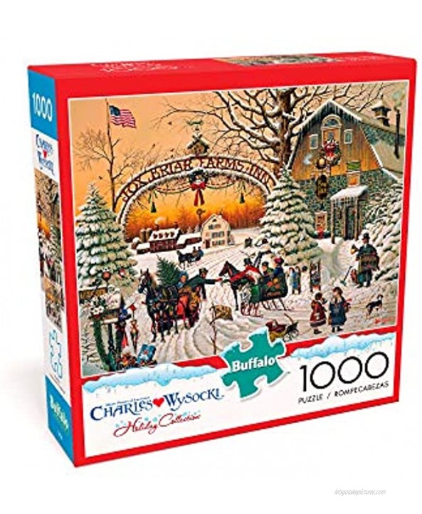 Buffalo Games Charles Wysocki A Christmas Greeting 1000 Piece Jigsaw Puzzle