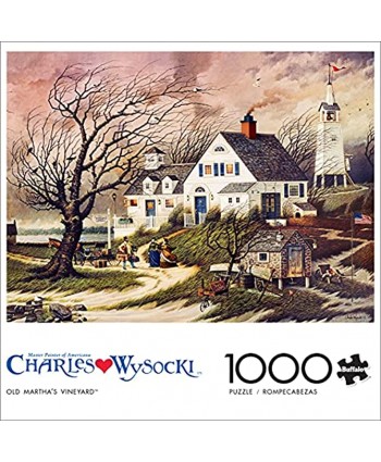 Buffalo Games Charles Wysocki Old Martha's Vineyard 1000 Piece Jigsaw Puzzle